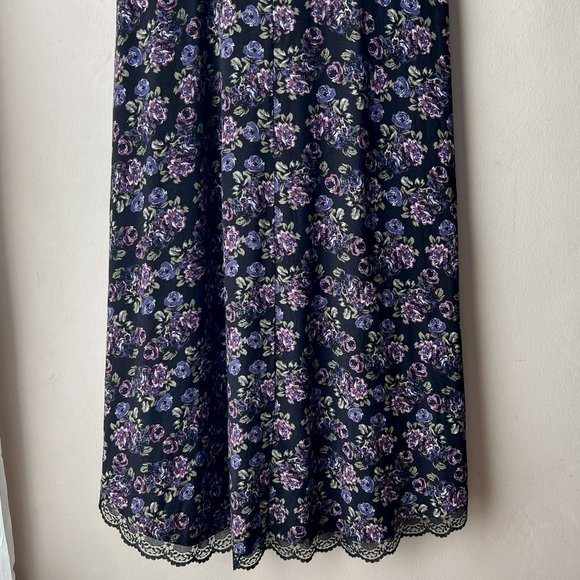 Hot Topic Vintage Purple Rose Hi-Low Hem Dress - Picture 9 of 12